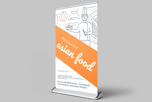 Food Line Illustrations Bundle in Web Elements - product preview 6