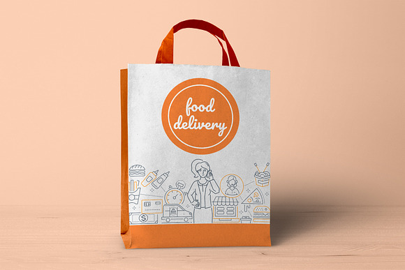 Food Line Illustrations Bundle in Web Elements - product preview 8