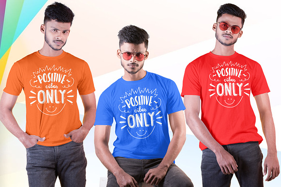 Male t-shirt Mockup-V-2-001 in Product Mockups - product preview 2