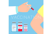 Vaccination concept illustration