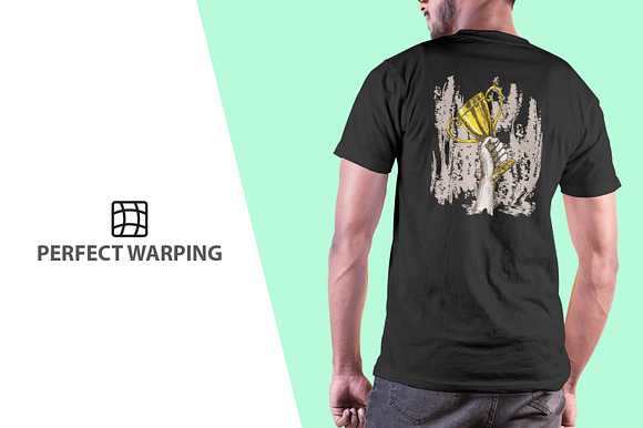 Male t-shirt Mockup-V-2-002 in Product Mockups - product preview 3