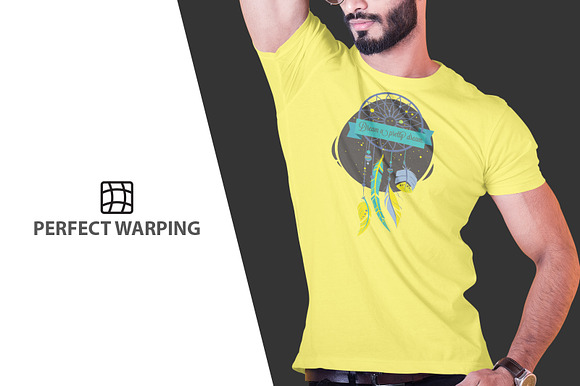 Male t-shirt Mockup-V-2-003 in Product Mockups - product preview 5