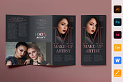 Makeup Artist Brochure Trifold