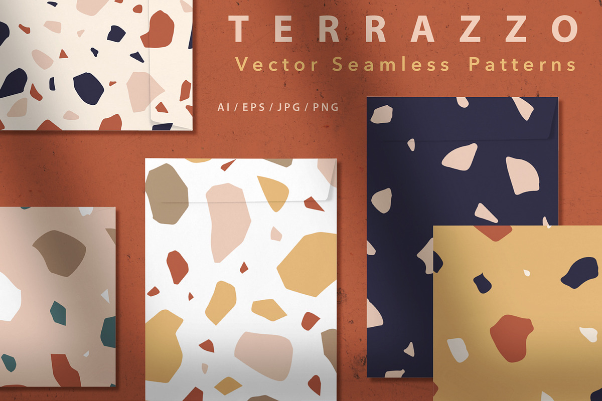 Terrazzo 15 Seamless Patterns in Patterns - product preview 8