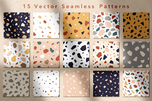 Terrazzo 15 Seamless Patterns in Patterns - product preview 1
