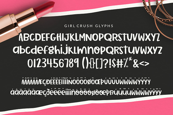 Girl Crush Handwritten Font in Display Fonts - product preview 1