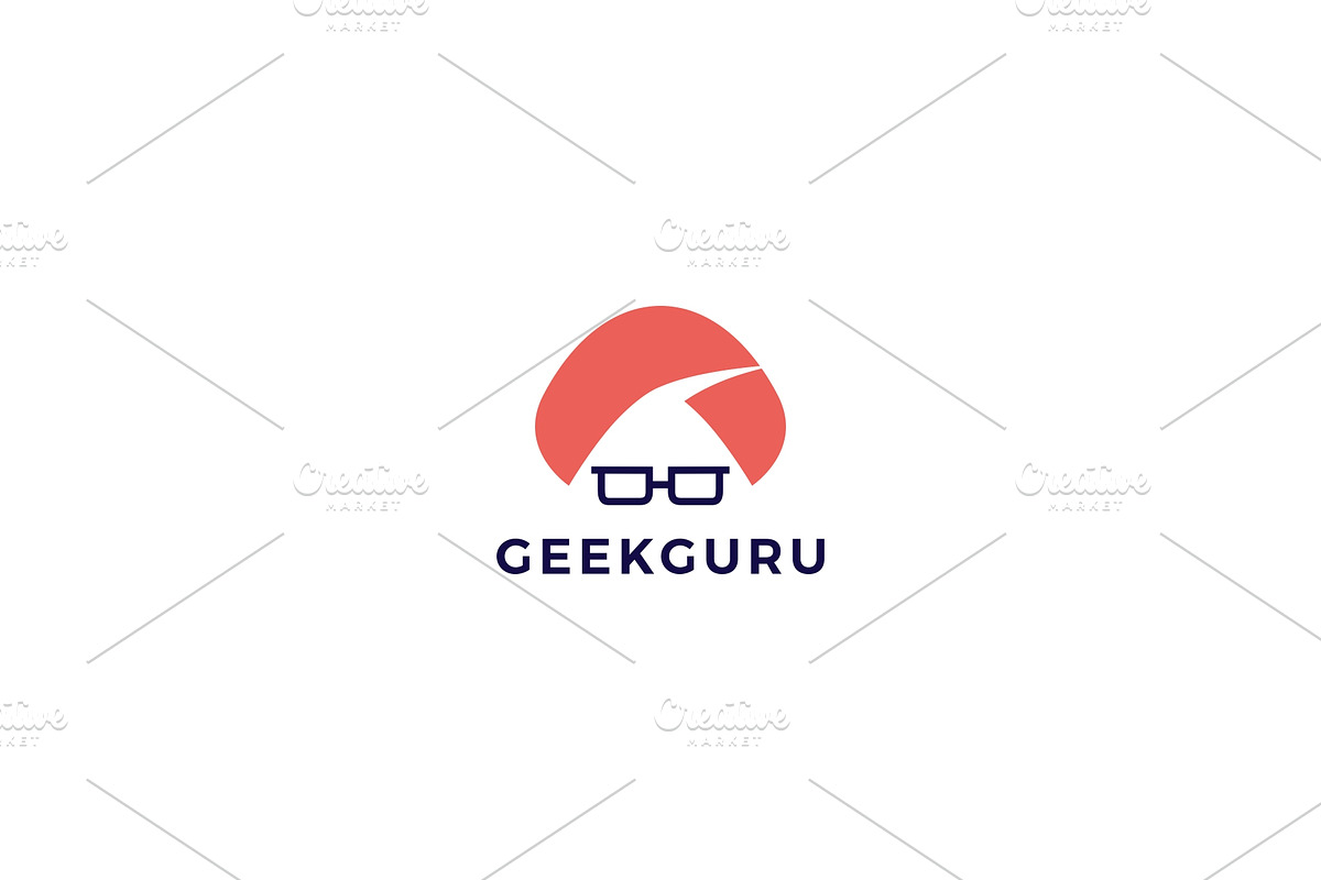 geek guru logo vector icon in Logo Templates - product preview 8