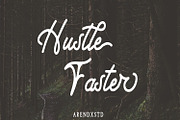 Hustle Faster Typeface