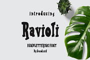 Ravioli Display Font 2 Style