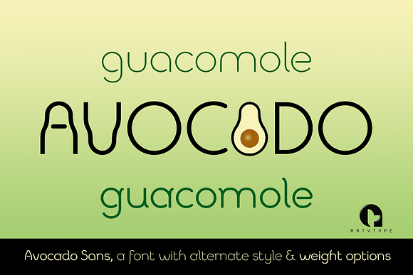 Avocado Sans in Sans-Serif Fonts - product preview 1