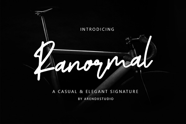 Ranormal Typeface Signature