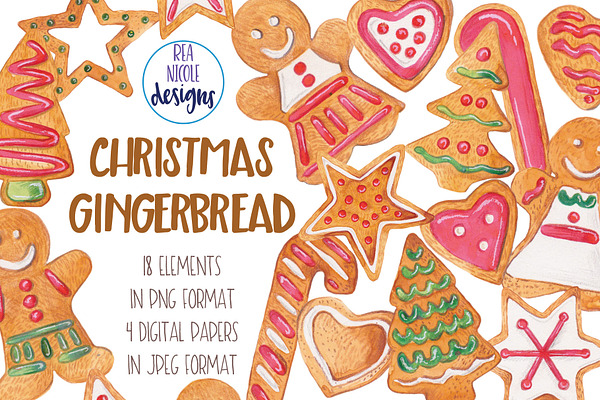 Christmas Gingerbread clipart