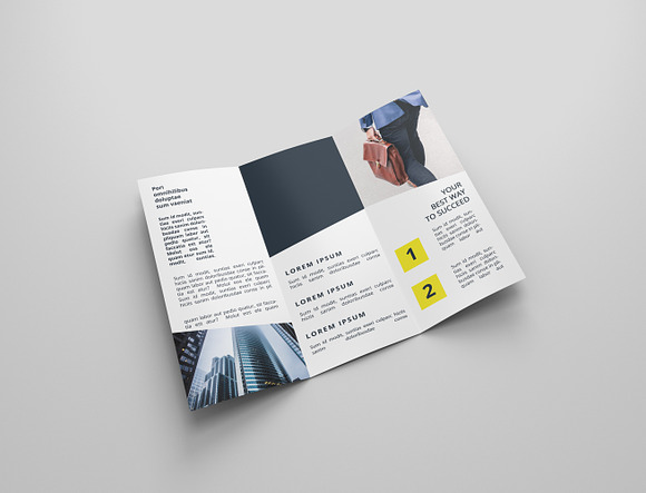 6 Finance Tri Fold Bochures in Brochure Templates - product preview 6