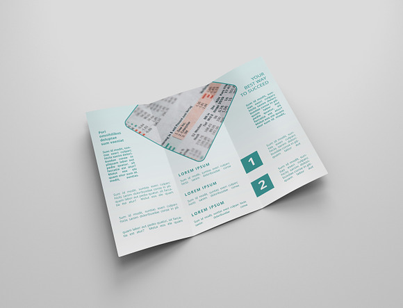 6 Finance Tri Fold Bochures in Brochure Templates - product preview 9