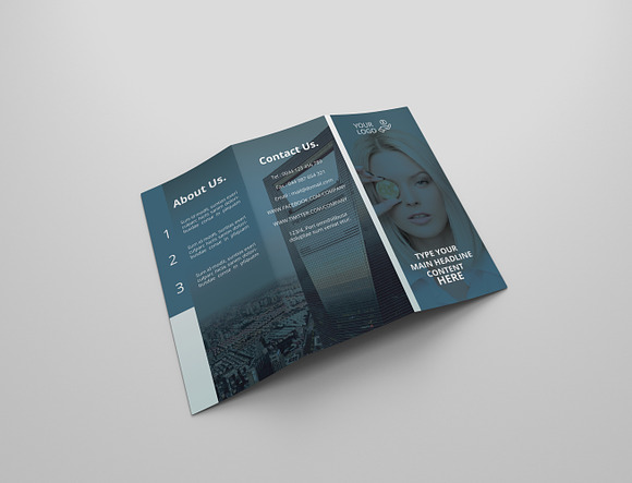 6 Finance Tri Fold Bochures in Brochure Templates - product preview 10