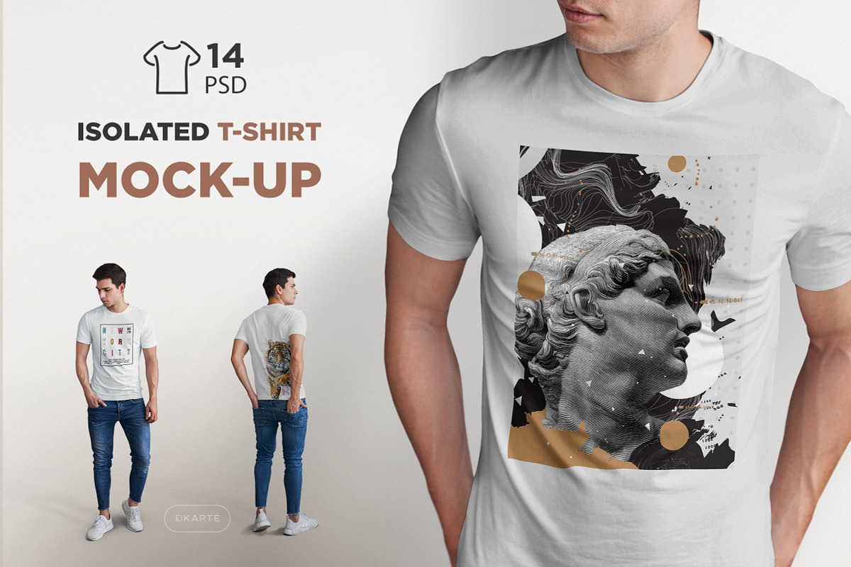 Isolated T-Shirt Mock-Up in Product Mockups - product preview 8
