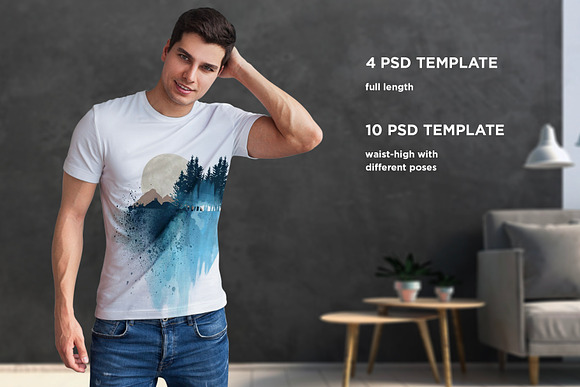 Isolated T-Shirt Mock-Up in Product Mockups - product preview 1