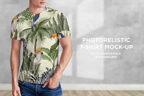 Isolated T-Shirt Mock-Up in Product Mockups - product preview 2