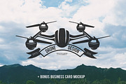 Drone Design Toolkit + bonus mockup
