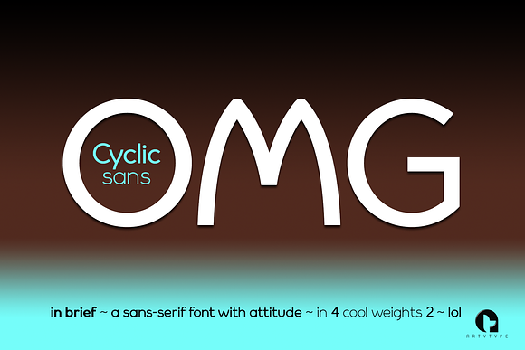 Cyclic Sans in Sans-Serif Fonts - product preview 1