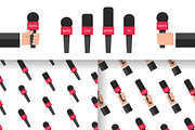 Set of microphones news + pattern