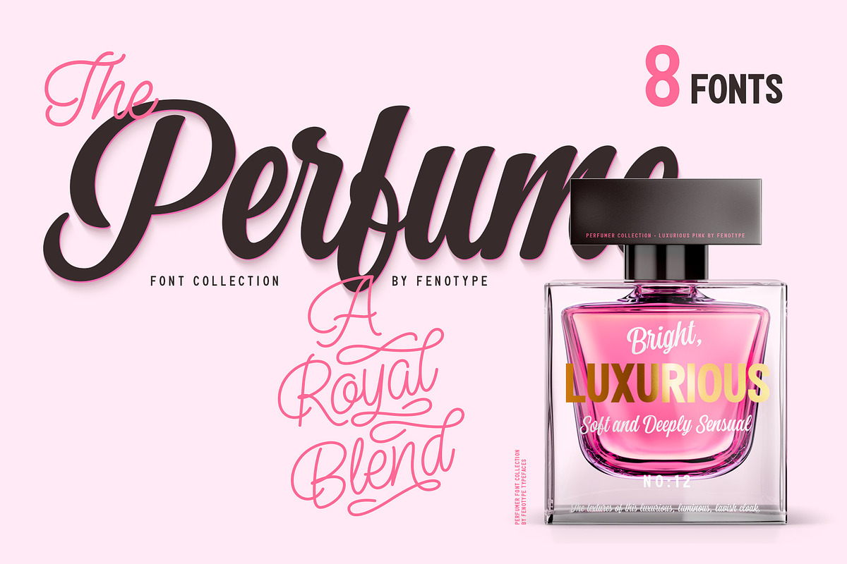 Perfume Font Bundle in Display Fonts - product preview 8