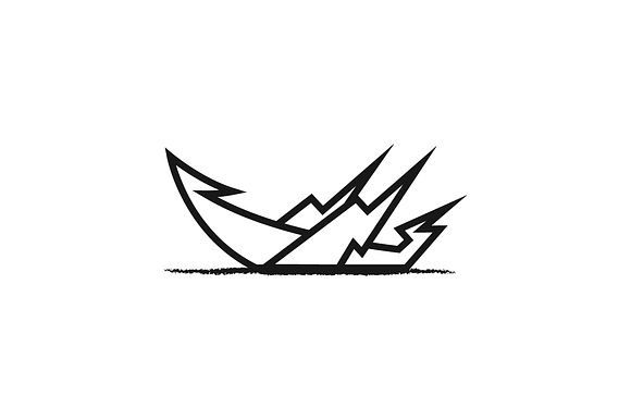 Lightning Boat Logo Template in Logo Templates - product preview 1