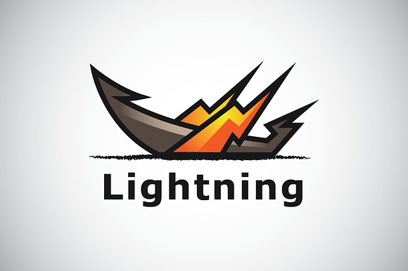 Lightning Boat Logo Template in Logo Templates - product preview 3