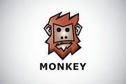 Hairy Monkey Logo Template