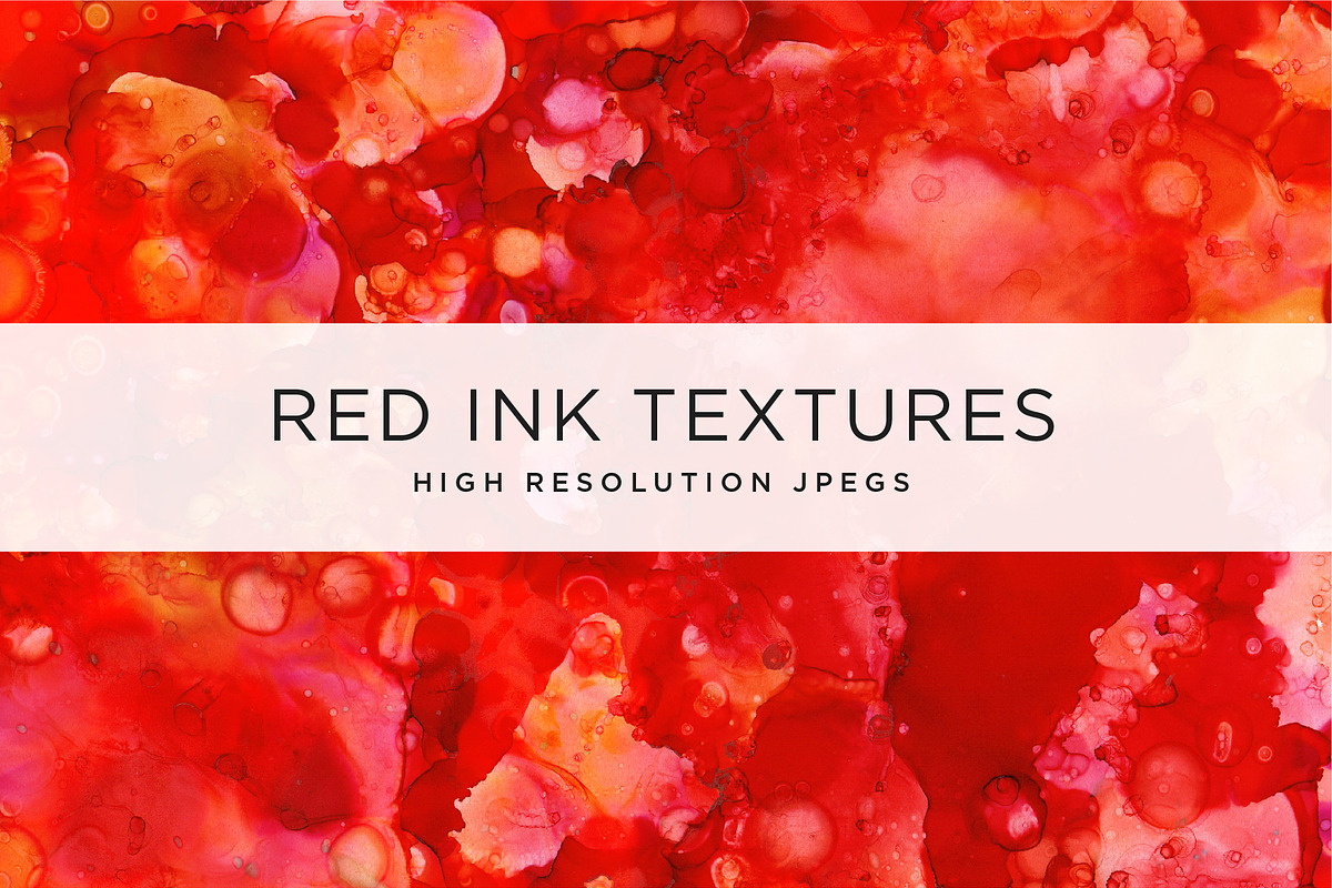 Red Ink Textures in Textures - product preview 8