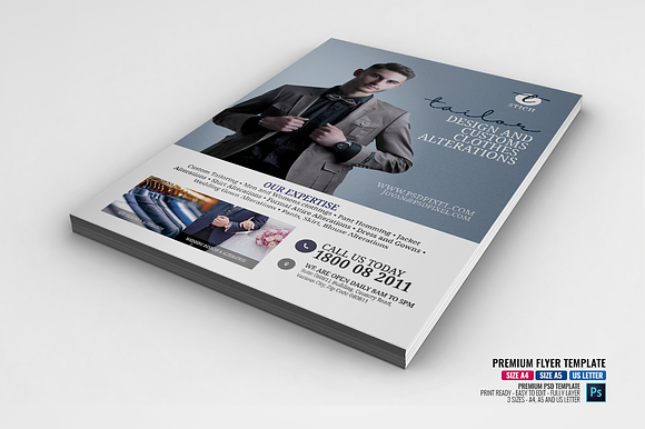 Tailoring Services Promotional Flyer in Flyer Templates - product preview 1