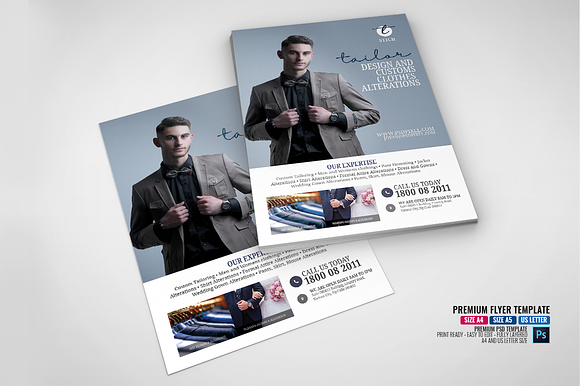 Tailoring Services Promotional Flyer in Flyer Templates - product preview 3