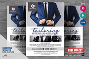 Tailor Shop Services Promo Flyer