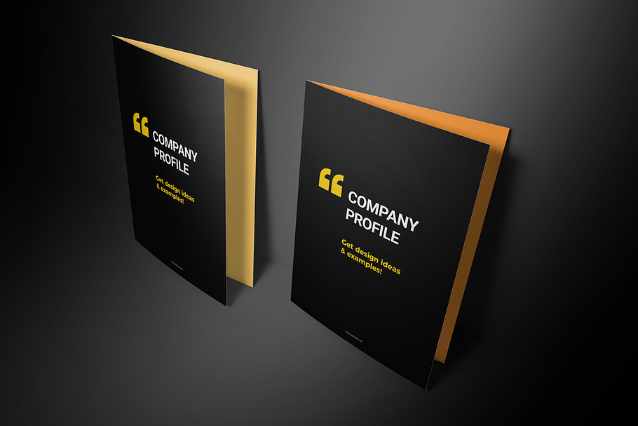 Black and Yellow Brochure in Brochure Templates - product preview 8