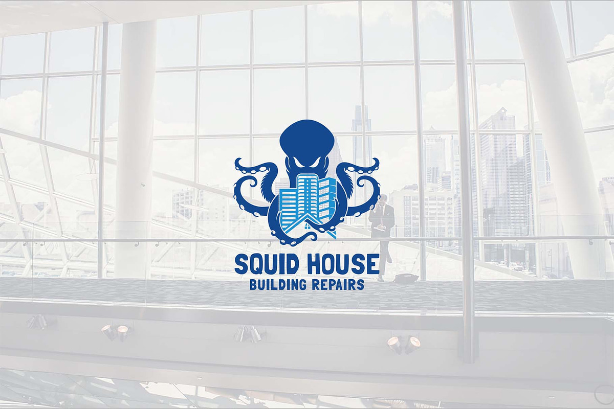 Squid House Repairs Logo in Logo Templates - product preview 8