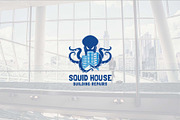 Squid House Repairs Logo