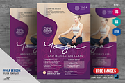 Yoga and Fitness Flyer