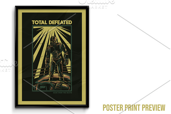 Total Defeated Illustration in Illustrations - product preview 2