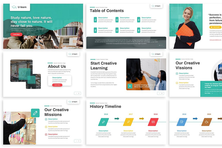 U-Learn - Education Powerpoint in PowerPoint Templates - product preview 8