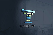 Technology Blog Letter T Logo