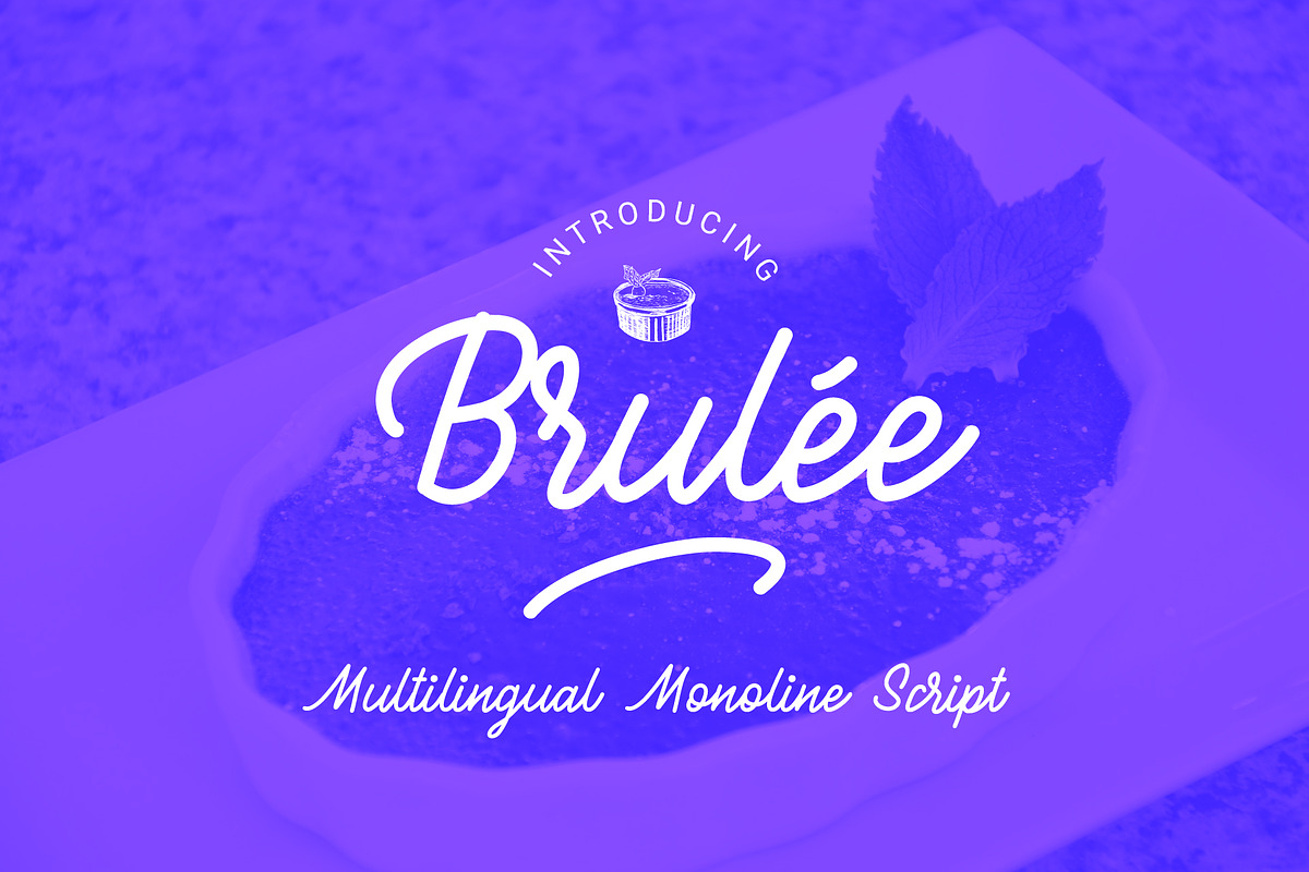 Brulée Monoline Script in Greek Fonts - product preview 8