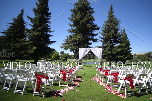 wedding, decor for the ceremony on