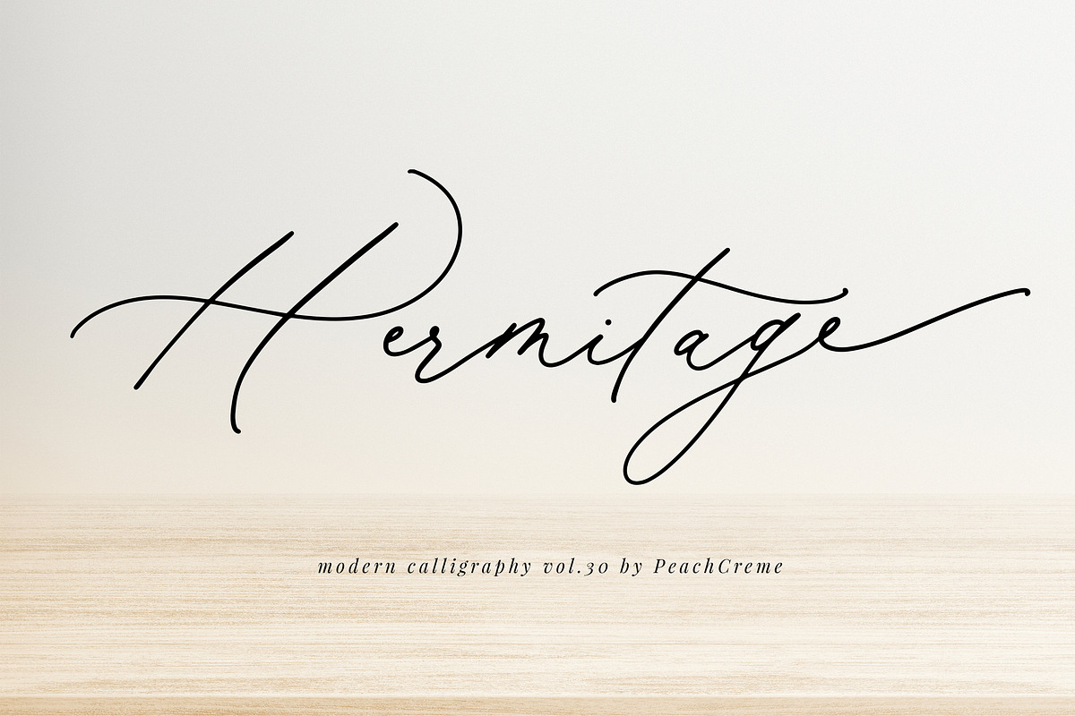 Hermitage // Modern Calligraphy font in Script Fonts - product preview 8