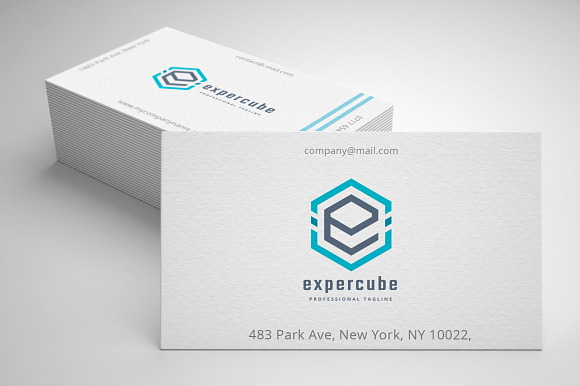 Expert Cube Letter E Logo in Logo Templates - product preview 1