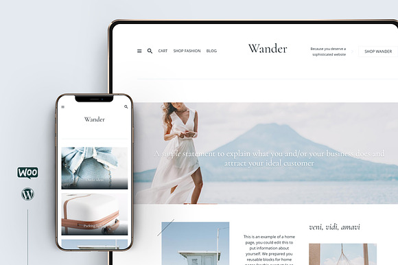 Wander WordPress Blog & Shop Theme in WordPress Blog Themes - product preview 6