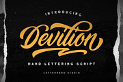 Devilion - Hand Lettering Script