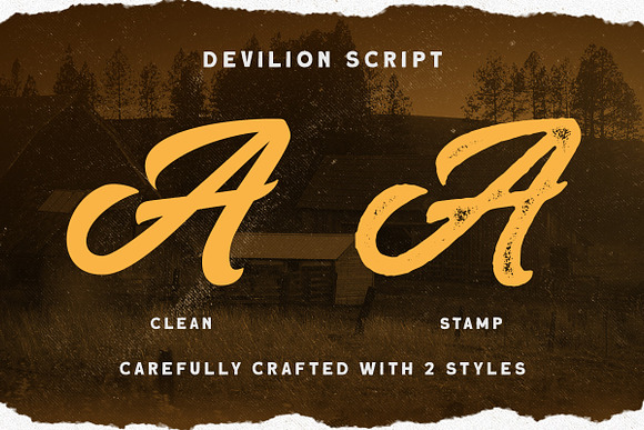 Devilion - Hand Lettering Script in Display Fonts - product preview 2
