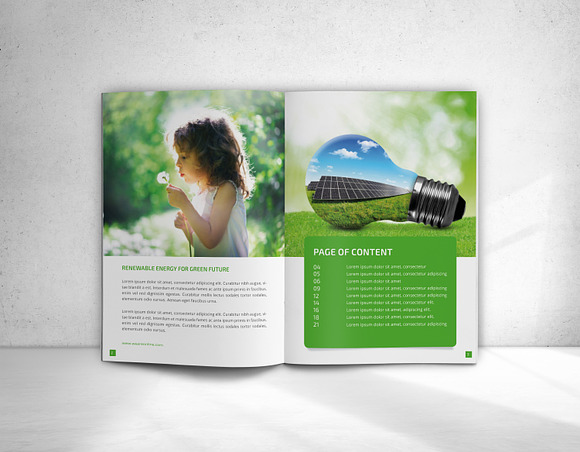 Renewable Energy Brochure in Brochure Templates - product preview 1