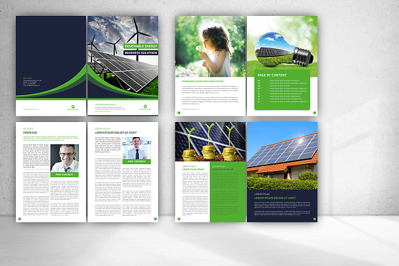 Renewable Energy Brochure in Brochure Templates - product preview 11