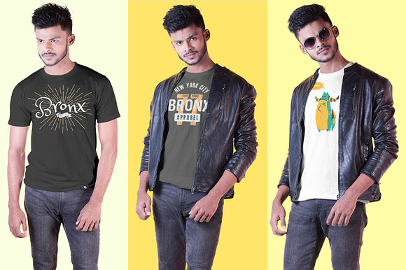 Male t-shirt Mockup-V-2-004 in Product Mockups - product preview 5